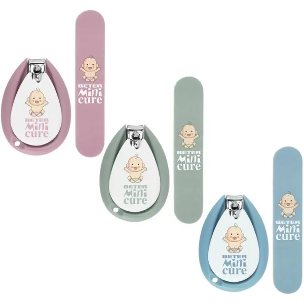 Kit Unghiera si Pila Beter Manicure Baby, Diverse Culori, 1 Bucata