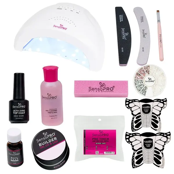 Kit Unghii Gel Incepatori SensoPRO Milano - Promotie #01