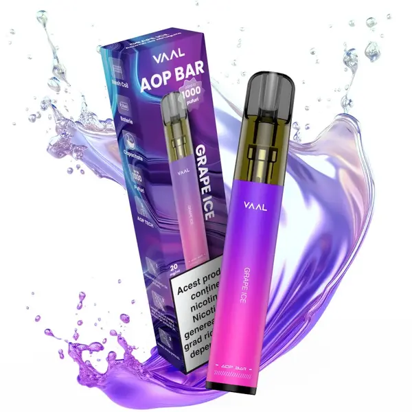 Kit VAAL AOP Bar 1000 pufuri 20mg - Grape Ice*