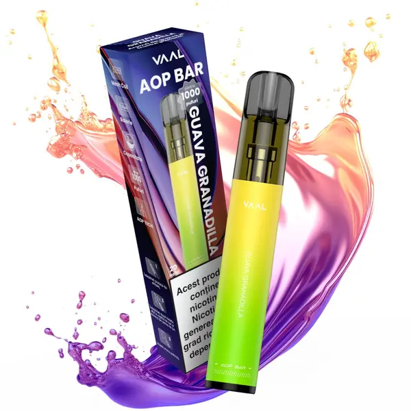 Kit VAAL AOP Bar 1000 pufuri 20mg - Guava Granadilla