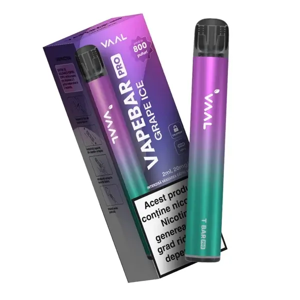 Kit Vapebar PRO 800 pufuri 20mg - Grape Ice