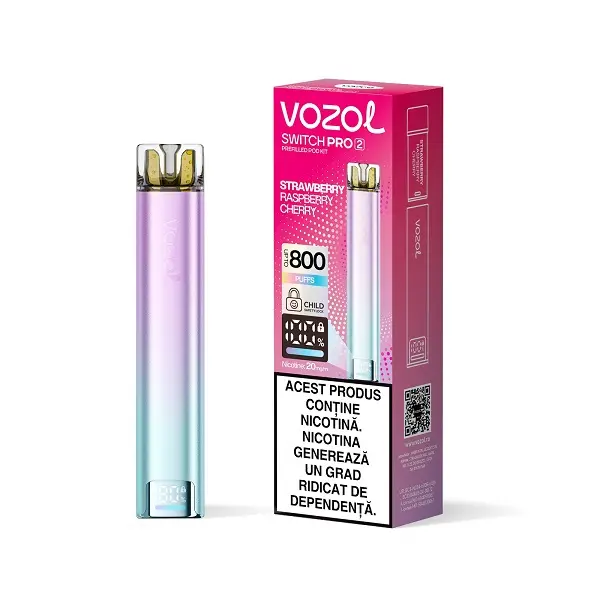 Kit Vozol Switch Pro2 800 - Strawberry Raspberry Cherry
