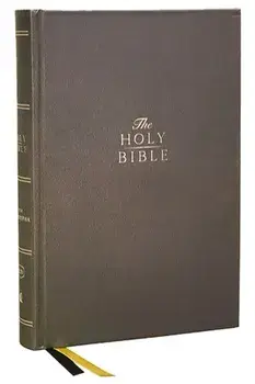 KJV, Center-Column Reference Bible with Apocrypha, Hardcover, 73,000 Cross-References, Red Letter, Comfort Print: King James Version, Hardback/Thomas Nelson