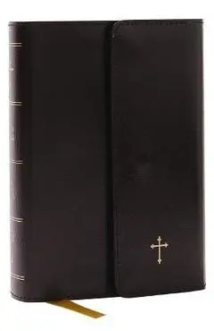 KJV Compact Bible W/ 43,000 Cross References, Black Leatherflex with Flap, Red Letter, Comfort Print: Holy Bible, King James Version: Holy Bible, King - Thomas Nelson