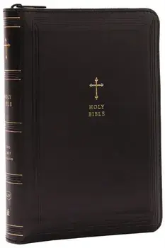 KJV Compact Bible w/ 43,000 Cross References, Black Leathersoft with zipper, Red Letter, Comfort Print: Holy Bible, King James Version. Holy Bible, King James Version/Thomas Nelson