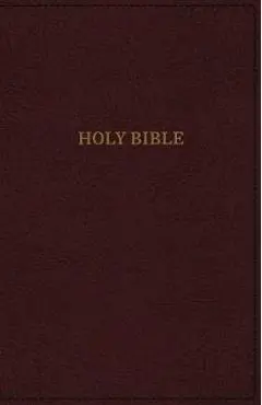KJV, Deluxe Reference Bible, Super Giant Print, Imitation Leather, Burgundy, Indexed, Red Letter Edition - Thomas Nelson