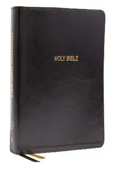 KJV, Foundation Study Bible, Large Print, Leathersoft, Black, Red Letter, Comfort Print. Holy Bible, King James Version/Thomas Nelson