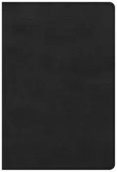 KJV Giant Print Reference Bible, Black Leathertouch/Csb Bibles by Holman