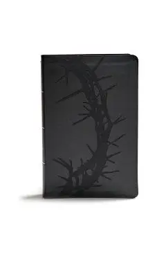 KJV Giant Print Reference Bible, Charcoal Leathertouch - Holman Bible Publishers