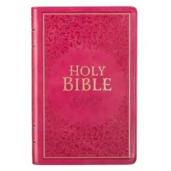 KJV Gift Edition Bible Pink, Leather/***