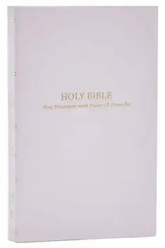KJV Holy Bible: Pocket New Testament with Psalms and Proverbs, White Softcover, Red Letter, Comfort Print: King James Version, Paperback/Thomas Nelson