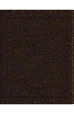 KJV, Journal the Word Bible, Bonded Leather, Brown, Red Letter Edition, Comfort Print: Reflect, Journal, or Create Art Next to Your Favorite Verses - Thomas Nelson