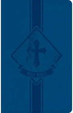 KJV Kids Bible, Thinline Edition, Navy Leathertouch - Holman Bible Publishers