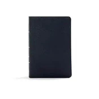 KJV Large Print Compact Reference Bible, Black Leathertouch/Holman Bible Staff