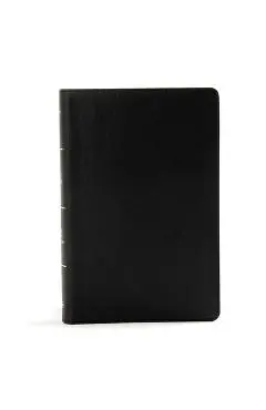 KJV Large Print Personal Size Reference Bible, Black Leathertouch - Holman Bible Staff