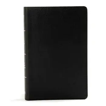 KJV Large Print Personal Size Reference Bible, Black Leathertouch Indexed/Holman Bible Staff