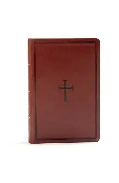 KJV Large Print Personal Size Reference Bible, Brown Leathertouch Indexed - Holman Bible Staff