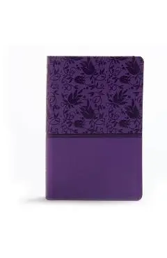 KJV Large Print Personal Size Reference Bible, Purple Leathertouch Indexed - Holman Bible Staff