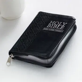 KJV Mini Pocket Edition: Zippered Black, Hardcover/***