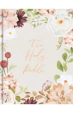 KJV Notetaking Bible, Large Print Hosanna Revival Edition, Blush Cloth-Over-Board - Holman Bible Publishers