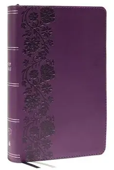 KJV, Personal Size Large Print Single-Column Reference Bible, Leathersoft, Purple, Red Letter, Thumb Indexed, Comfort Print. Holy Bible, King James Version/Thomas Nelson