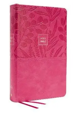 Kjv, Personal Size Large Print Single-Column Reference Bible, Leathersoft, Pink, Red Letter, Comfort Print: Holy Bible, King James Version - Thomas Nelson