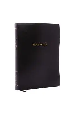 KJV, Reference Bible, Super Giant Print, Leather-Look, Black, Red Letter Edition - Thomas Nelson