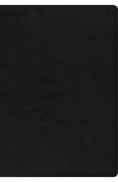 KJV Super Giant Print Reference Bible, Black Genuine Leather - Holman Bible Staff