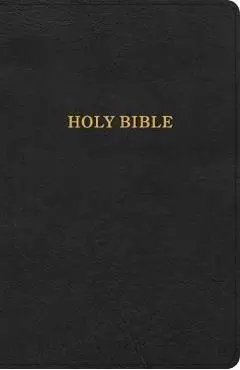 KJV Thinline Bible, Black Leathertouch - Holman Bible Publishers
