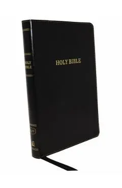 KJV, Thinline Bible, Large Print, Imitation Leather, Black, Red Letter Edition - Thomas Nelson