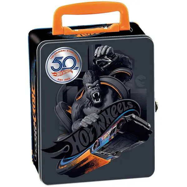 KLEIN Cutie Depozitare Theo Klein 2881, pentru 50 Masinute Hot Wheels, Varsta 3 Ani+, Negru