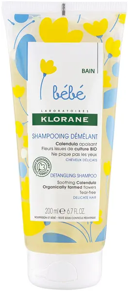 Klorane Bebe Calendula Șampon pentru dezlipire, 200 ml