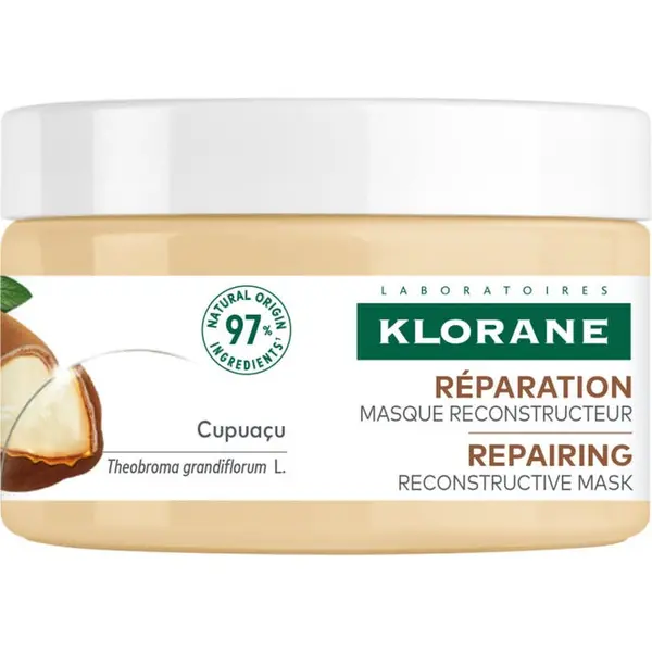Klorane Cupuacu Mască pentru păr foarte uscat, 250 ml