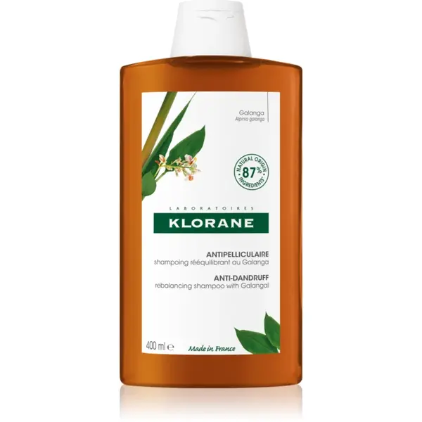Klorane Galanga șampon hidratant anti-mătreață 400 ml