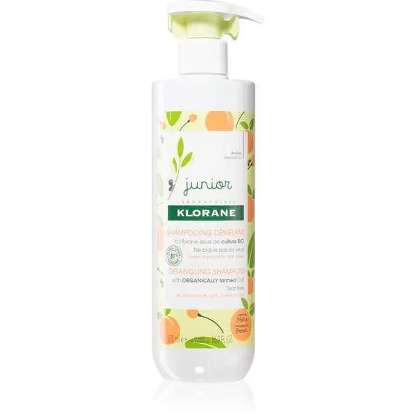 Klorane Junior sampon pentru copii pentru par fin 500 ml