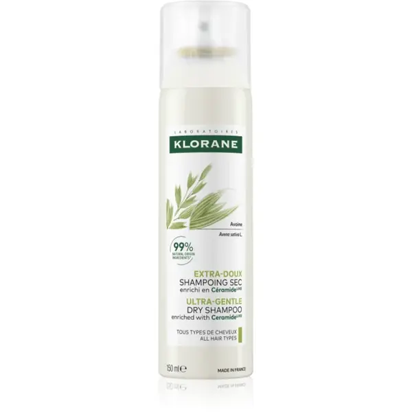 Klorane Oat șampon uscat delicat cu ceramide 150 ml