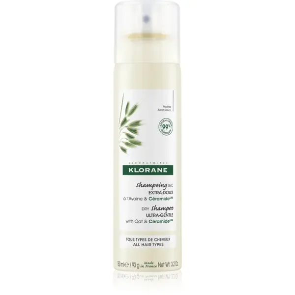 Klorane Oat șampon uscat delicat cu ceramide 150 ml