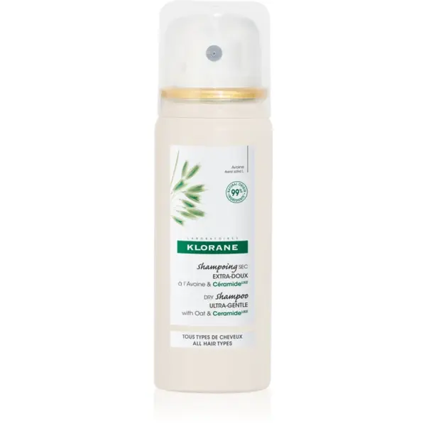 Klorane Oat șampon uscat delicat cu ceramide 50 ml
