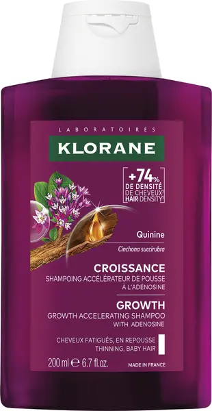 Klorane Quinine Șampon pentru creșterea părului, 200 ml