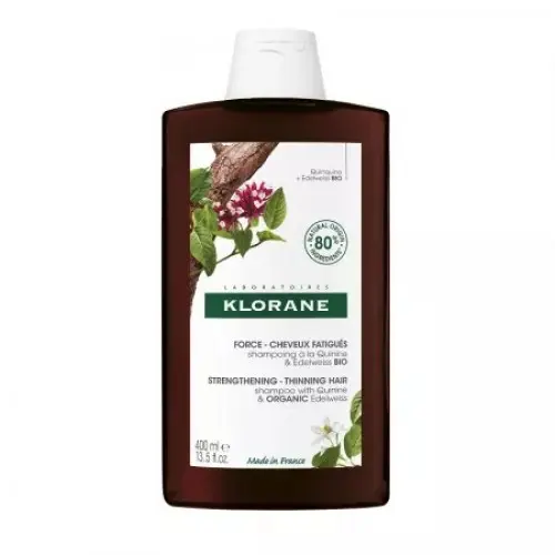Klorane sampon chinina+floare de colt bio, 400ml Zephyr Labs