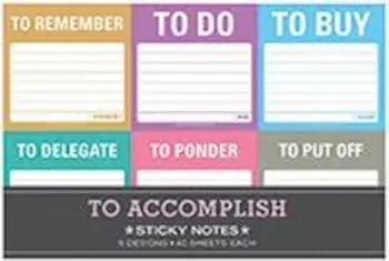 Knock Knock to Accomplish Sticky Note Packet/***