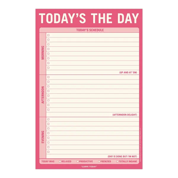 Knock Knock Today's The Day Pad |