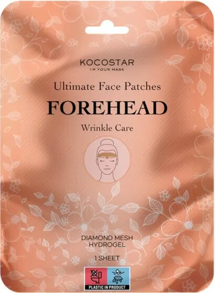 Kocostar Plasture cu hidrogel împotriva ridurilor frunții Ultimate Forehead, 1 buc