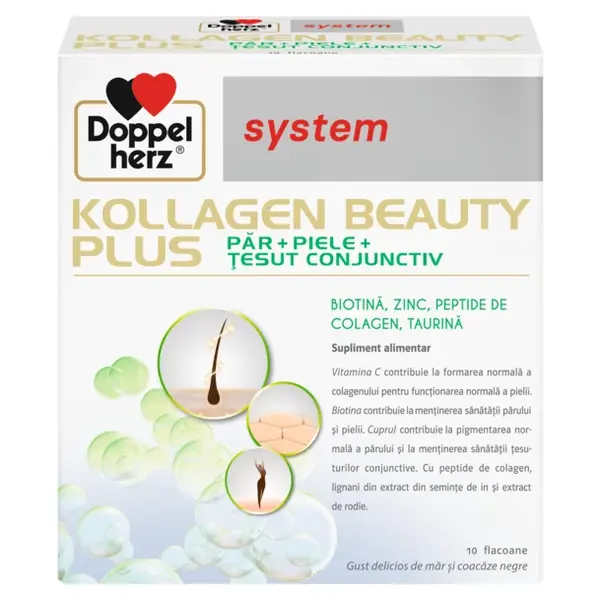 Kollagen Beauty Plus, Doppelherz System | 10 fiole