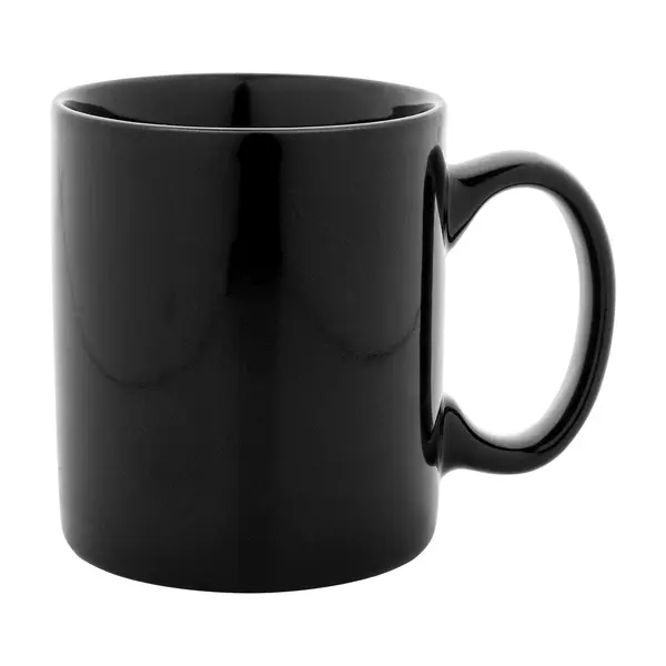 Kolomu Cană ceramică colorată - negru