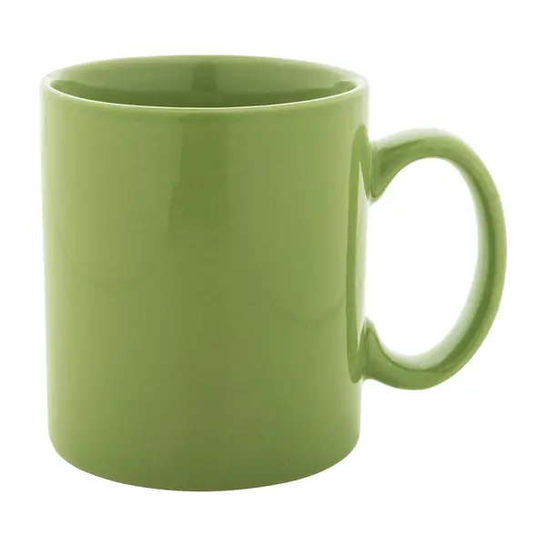 Kolomu Cană ceramică colorată - verde lime deschis