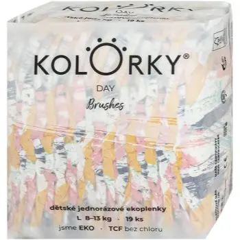 Kolorky Day Brushes scutece ECO de unică folosință