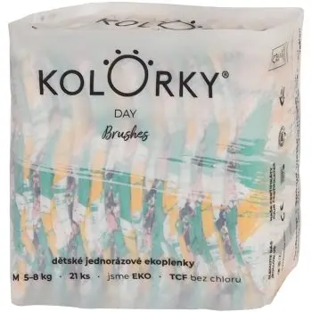 Kolorky Day Brushes scutece ECO de unică folosință
