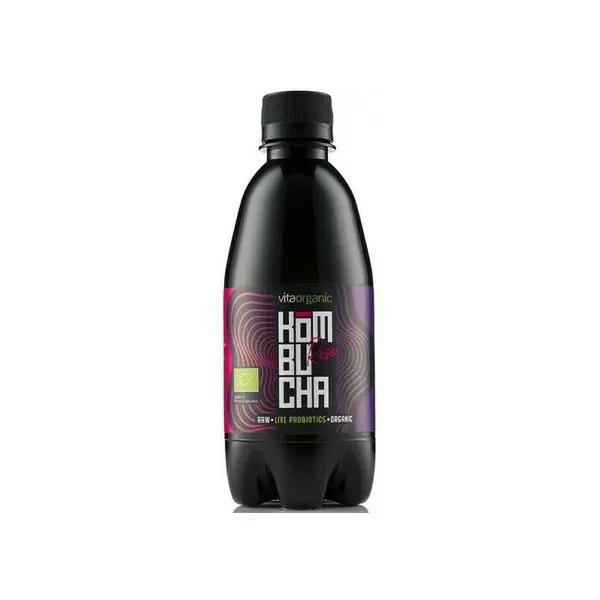 Kombucha cu trandafir bio 330ml Vita Organic