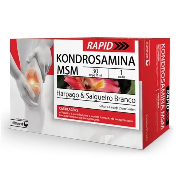 Kondrosamina MSM Rapid 30 fiole buvabile x 15 ml